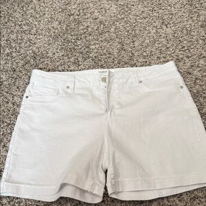 Workshop Republic Clothing White Denim Jean Shorts